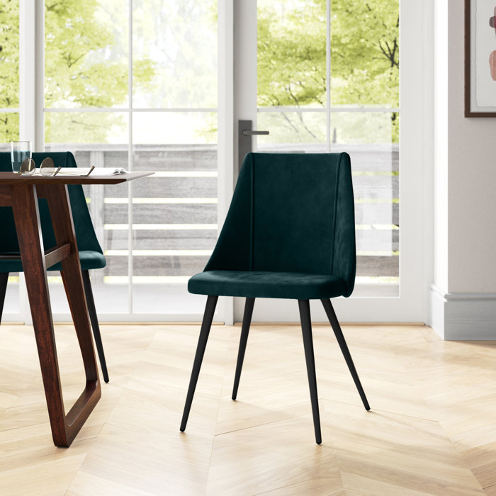 Hykkon Tyrell Velvet Side Chair & Reviews Wayfair.co.uk